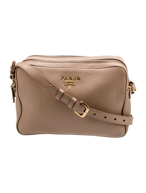 Prada Vitello Phenix Double Zip Camera Bag 